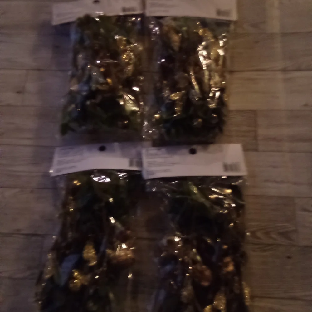 Blossom Gold and Green Decorative Pinecones
